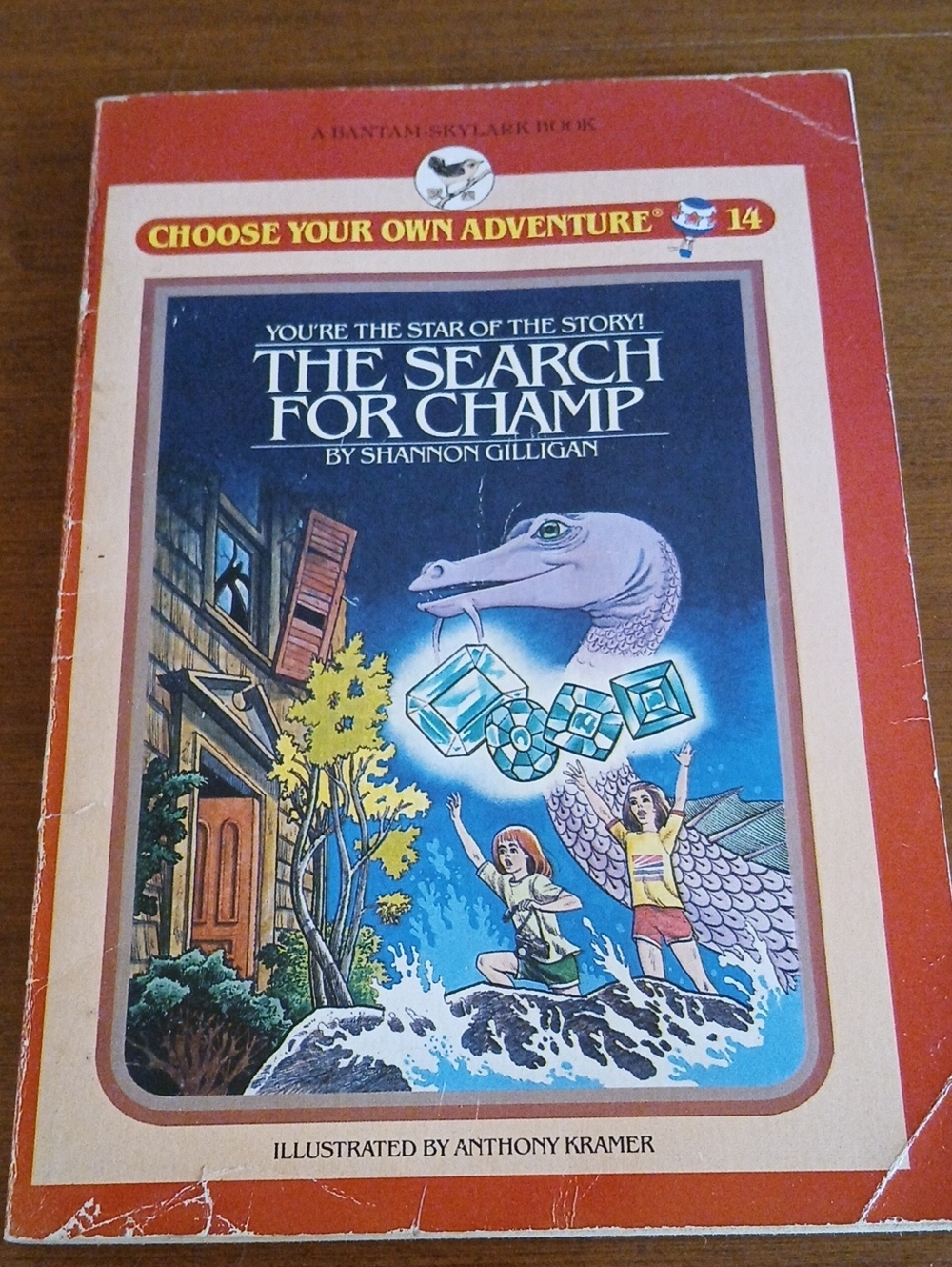 Vintage Choose Your Own Adventure: The Search for Champ #14- Red Cover 1983